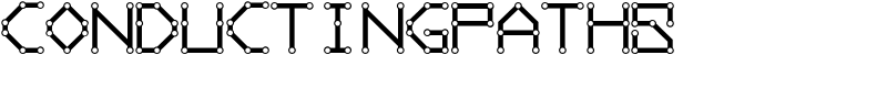 ConductingPaths Font