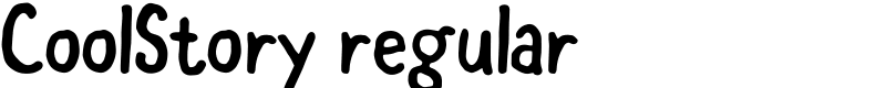 CoolStory regular Font