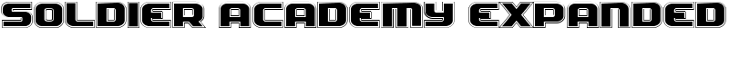 Soldier Academy Expanded Font