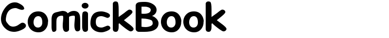 ComickBook Font