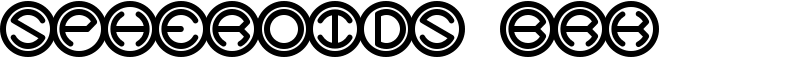 Spheroids BRK Font