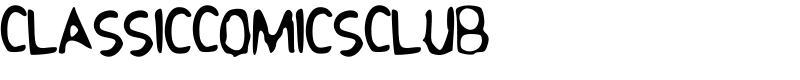 ClassicComicsClub Font