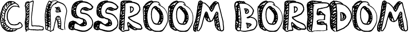 Classroom Boredom Font