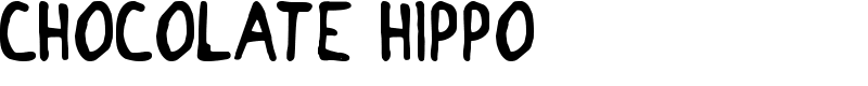 Chocolate Hippo Font