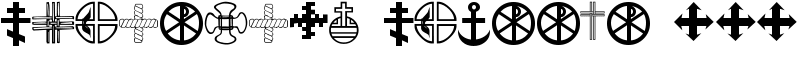 Christian Crosses III Font