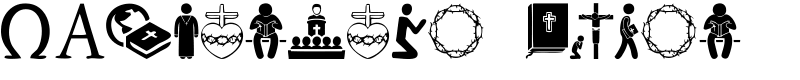 Christian Icons Font