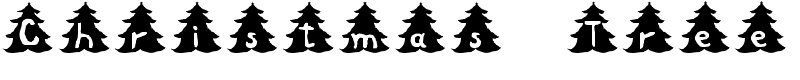 Christmas Tree Font