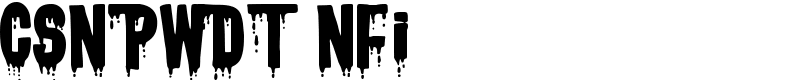 CSNPWDT NFI Font