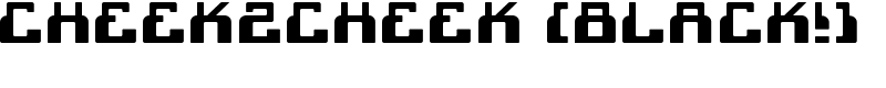 cheek2cheek (black!) Font