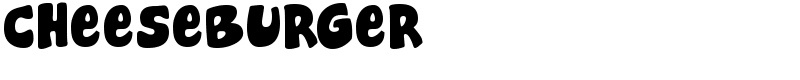 Cheeseburger Font