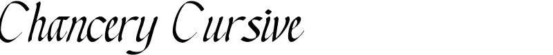 Chancery Cursive Font