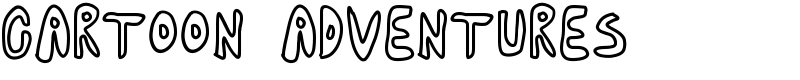 cartoon adventures Font