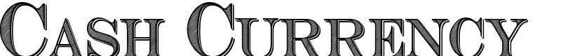 Cash Currency Font