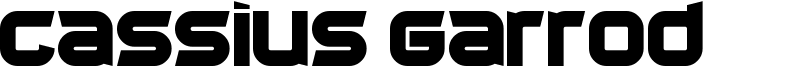 Cassius Garrod Font