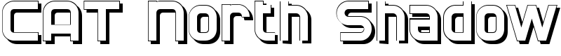 CAT North Shadow Font