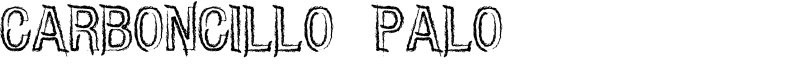 CARBONCILLO PALO Font