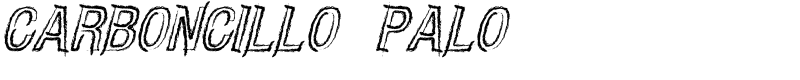 CARBONCILLO PALO Font