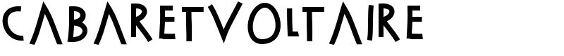 CabaretVoltaire Font