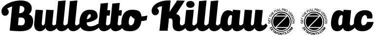 Bulletto Killau00ac Font