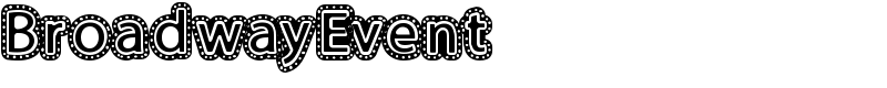 BroadwayEvent Font