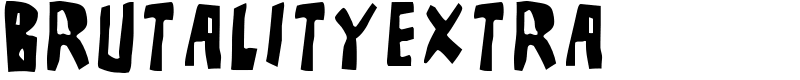 BrutalityExtra Font