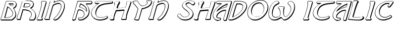 Brin Athyn Shadow Italic Font