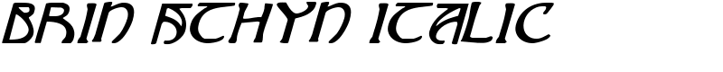Brin Athyn Italic Font