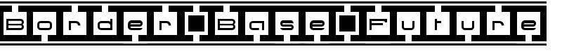 Border Base Future Font