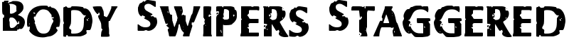 Body Swipers Staggered Font