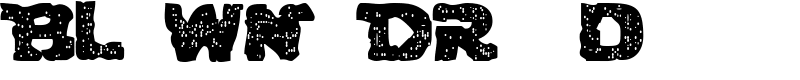 Blown Droid Font