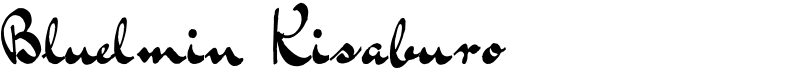 Bluelmin Kisaburo Font