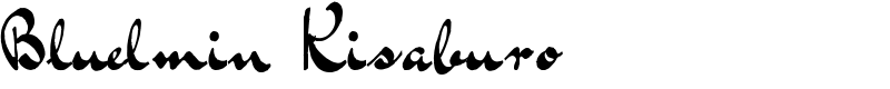 Bluelmin Kisaburo Font