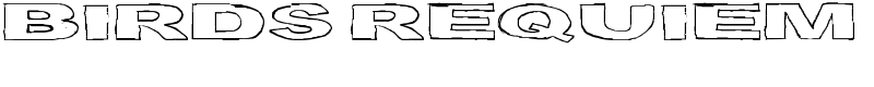 Birds Requiem Font