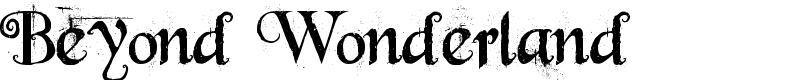 Beyond Wonderland Font