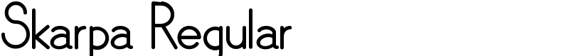 Skarpa Regular Font