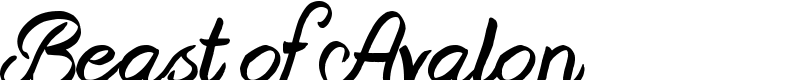 Beast of Avalon Font