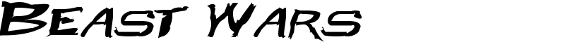 Beast Wars Font