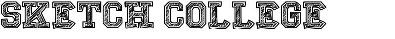 Sketch College Font