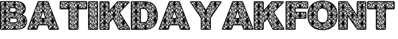 BatikDayakFont Font