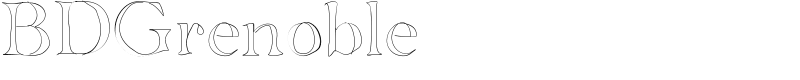 BDGrenoble Font