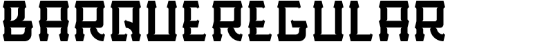 BarqueRegular Font