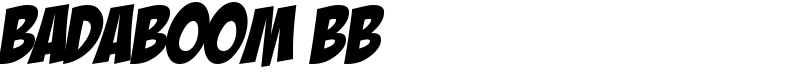 BadaBoom BB Font