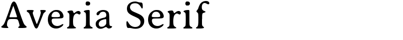 Averia Serif Font