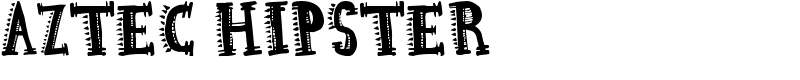 Aztec Hipster Font