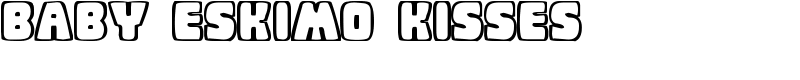 Baby Eskimo Kisses Font