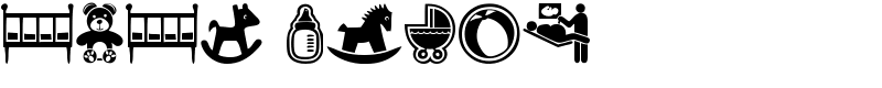 baby icons Font