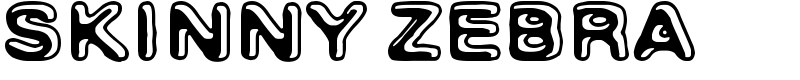 Skinny Zebra Font