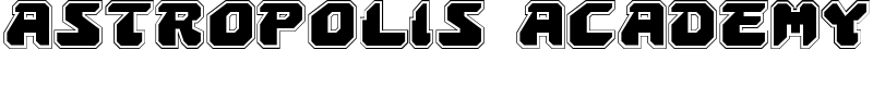 Astropolis Academy Font