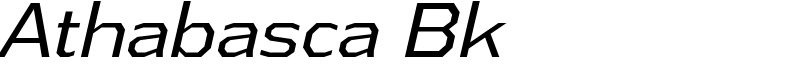 Athabasca Bk Font