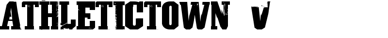 AthleticTown v0.1 Font